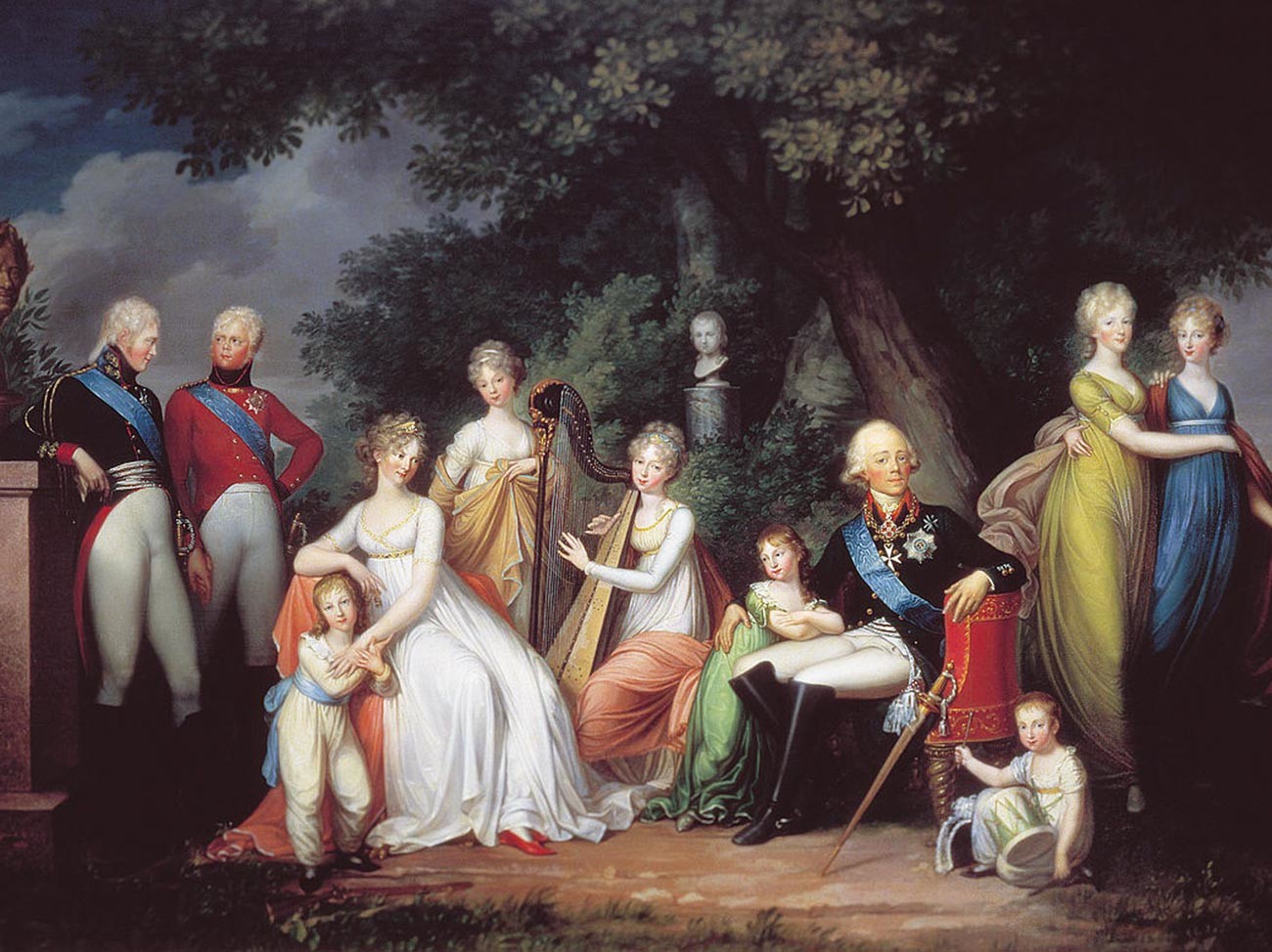 Familie von Paul I. von Russland.