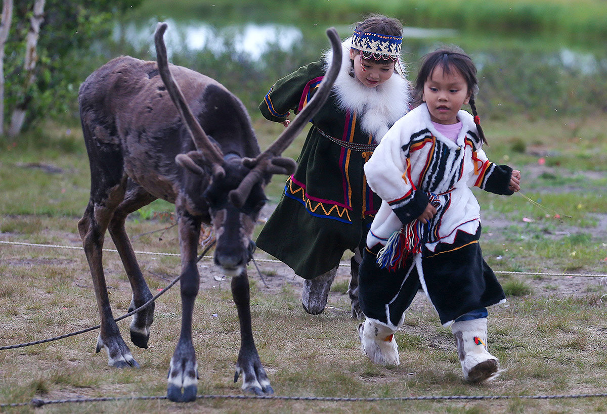 Bambini a Naryan-Mar
