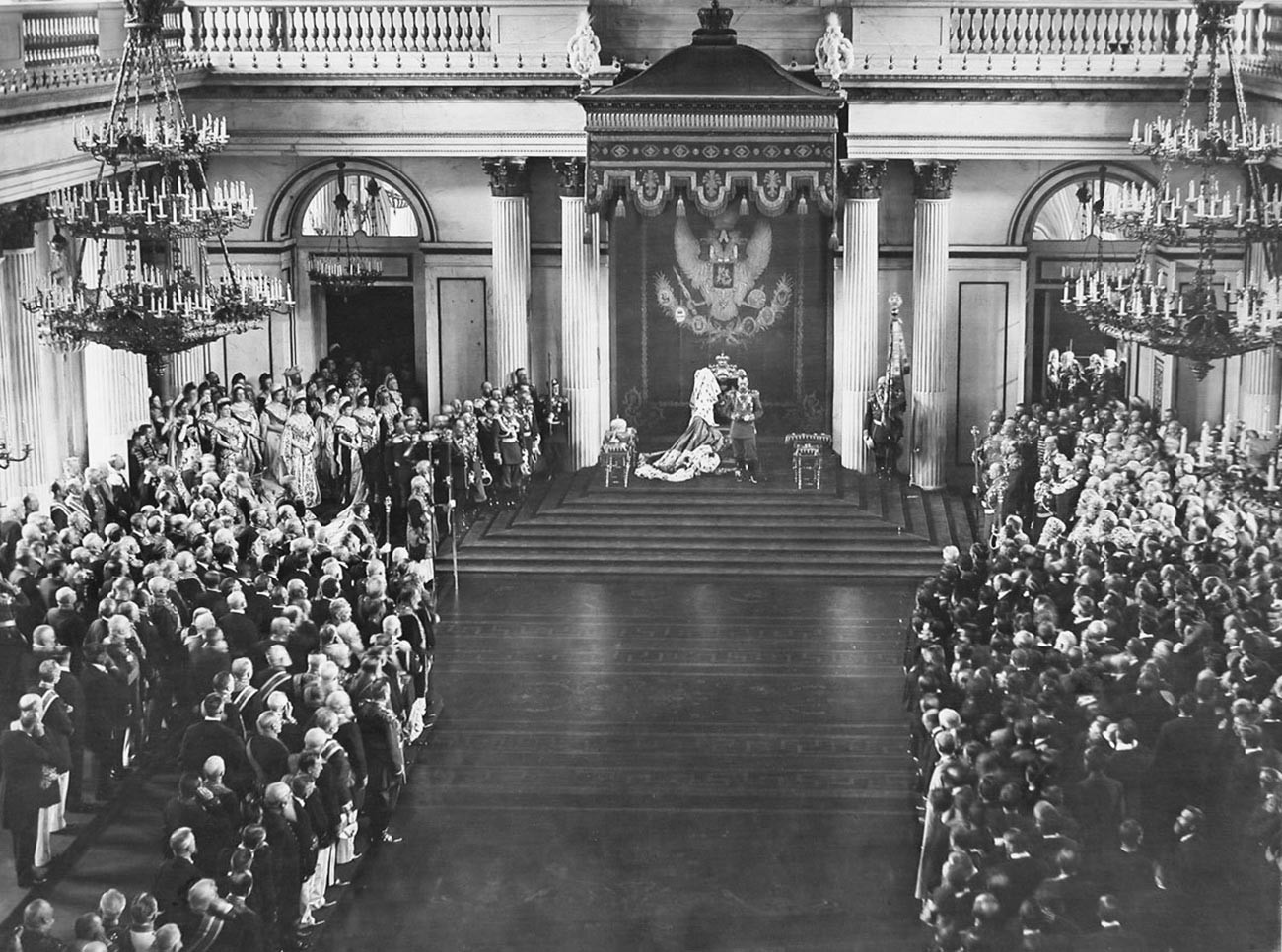 Pembukaan Duma Negara dan Dewan Negara di Istana Musim Dingin, 27 April 1906.