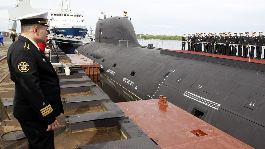 Подводницата "Ясен" в Северодвинск