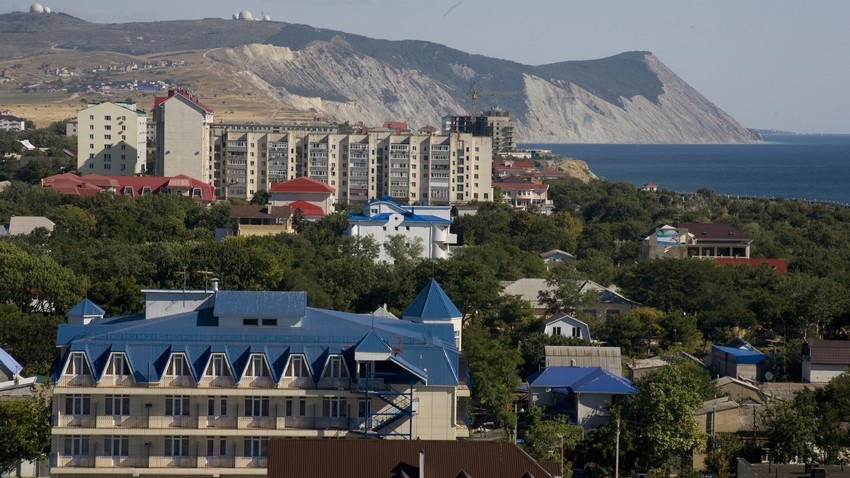 Paisaje en Anapa.