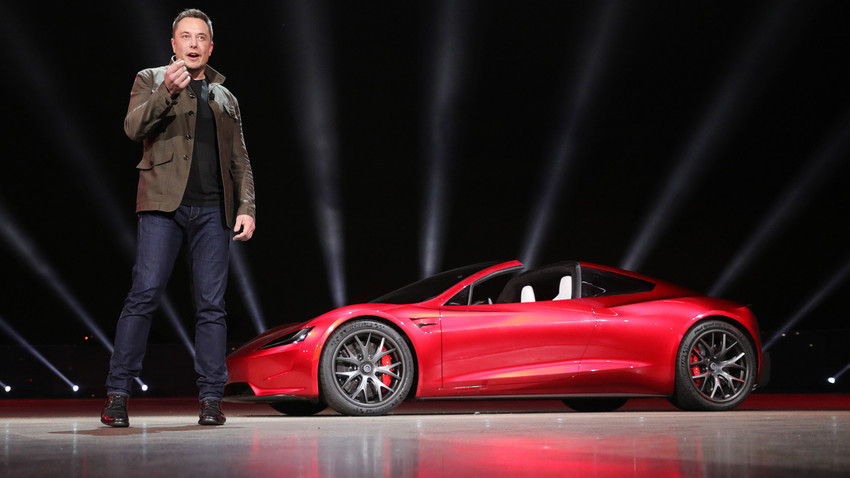 Tesla Motors 2020 Roadster Horton, ZDA, 2017
