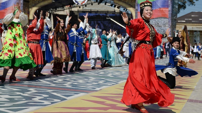Festival dagestanskega ljudstva v Derbentu.
