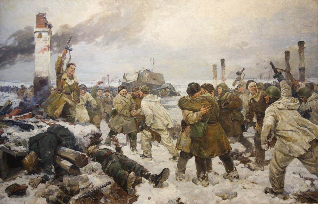 Vladimir Serov, Josif Serebrjani, Anatolij Kazancev. Preboj blokade, 1943