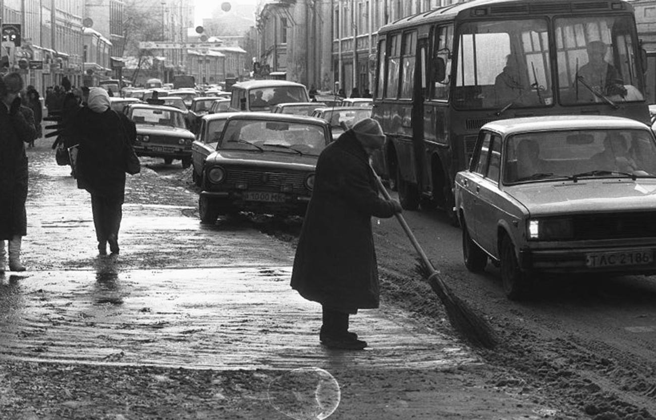 « C'est comme ça le travail », rue Piatnitskaïa, années 1980