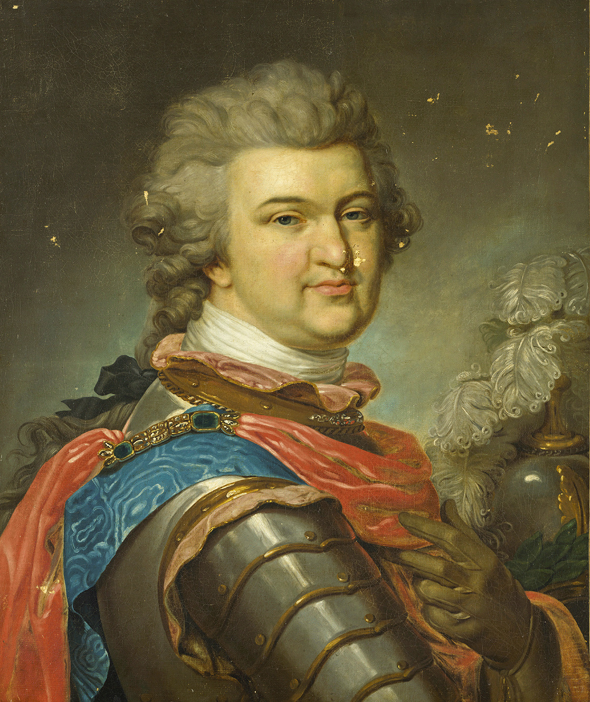 Pangeran Grigory Aleksandrovich Potyomkin (1739—1791), sekitar tahun 1790. Ditemukan dalam koleksi Museum Hermitage, Sankt Petersburg.