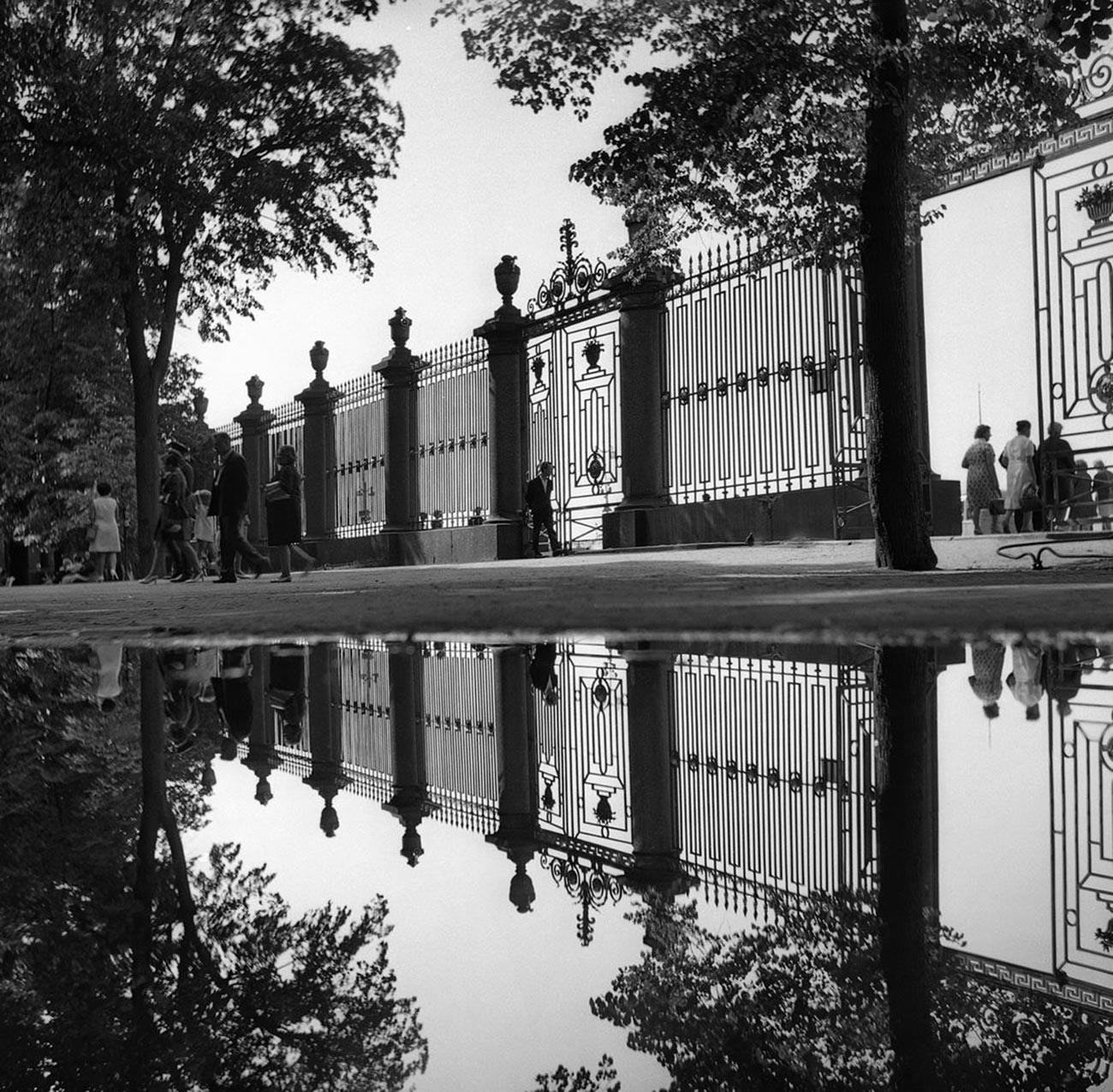 夏の庭園、1970年代