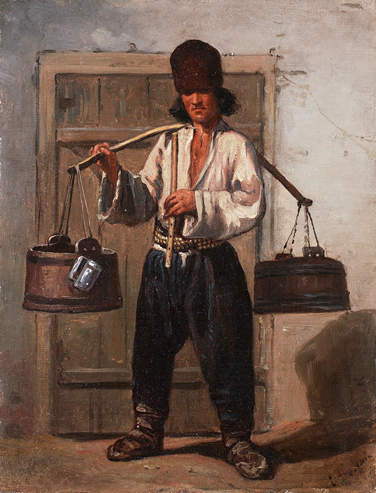 Ruski trgovec s kvasom
