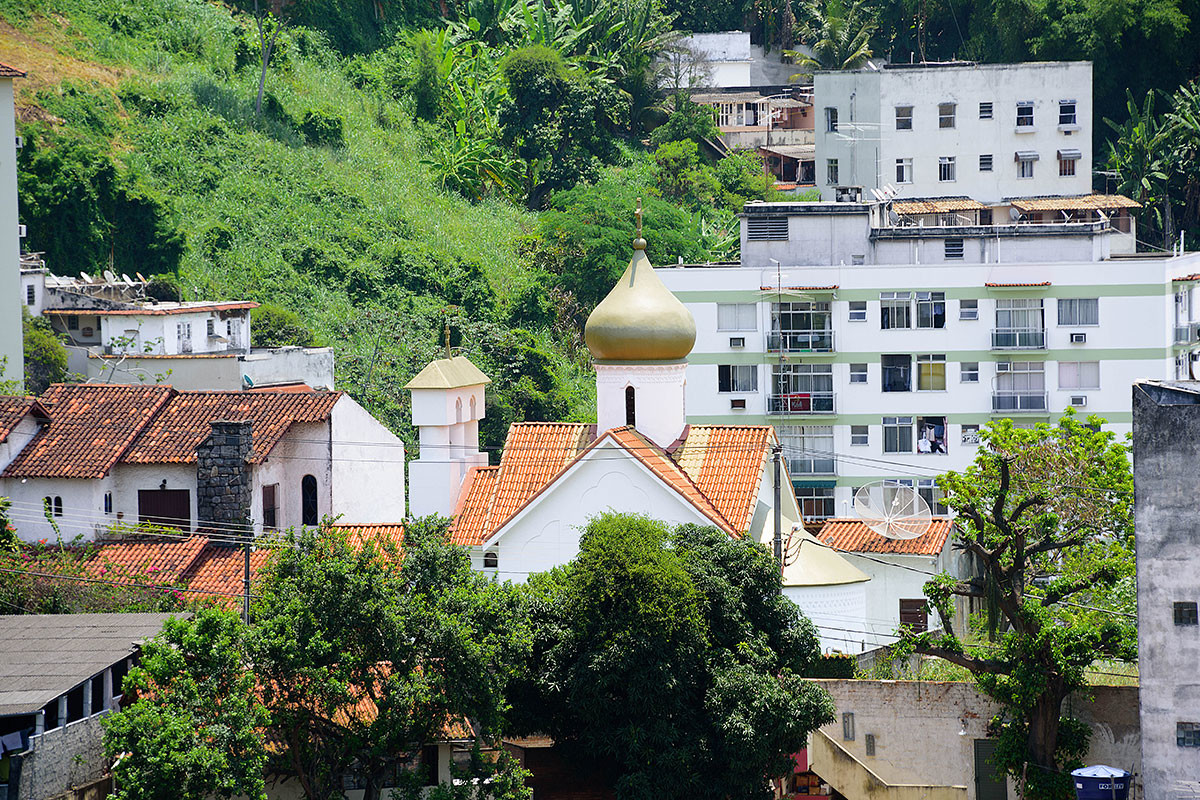 La Chiesa ortodossa russa di Santa Martire Zenaida, Rio de Janeiro, Brasile
