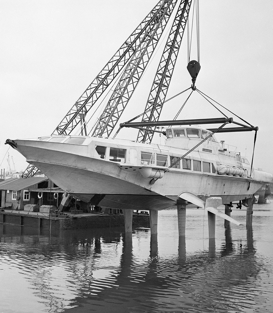 ‘Tayfun’ hydrofoil, 1969.