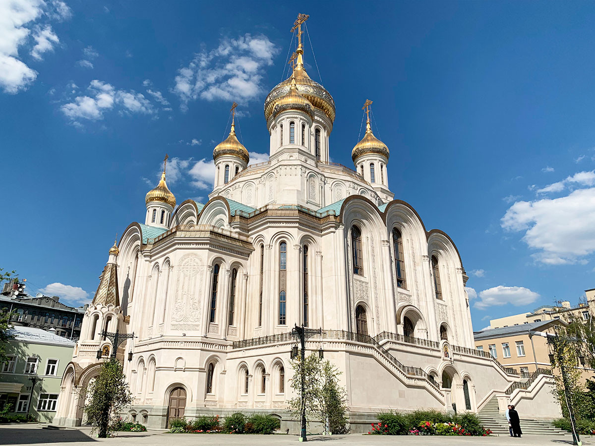 Gereja Kaum Martir Baru dan Pengaku Gereja Ortodoks Rusia di Lubyanka, Moskow.