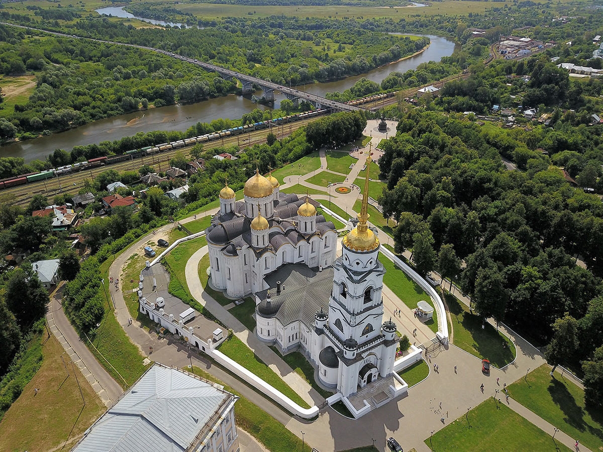 La cattedrale della Dormizione a Vladimir
