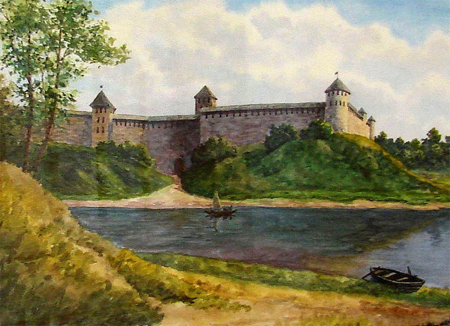 O. Kosvintsev. La fortaleza de Yam, siglo XV, 2004
