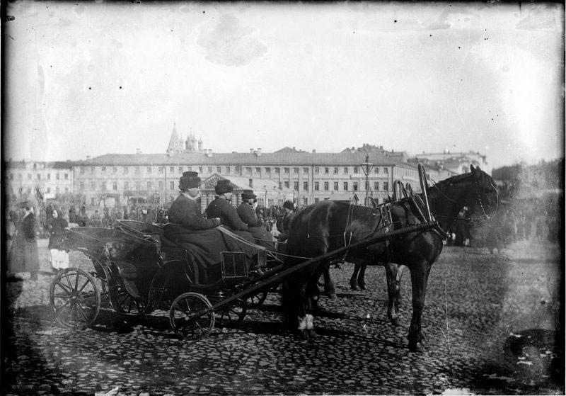 Московские извозчики, конец XIX - начало XX века