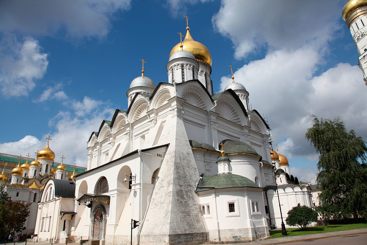 La Cattedrale dell'Arcangelo nel Cremlino di Mosca