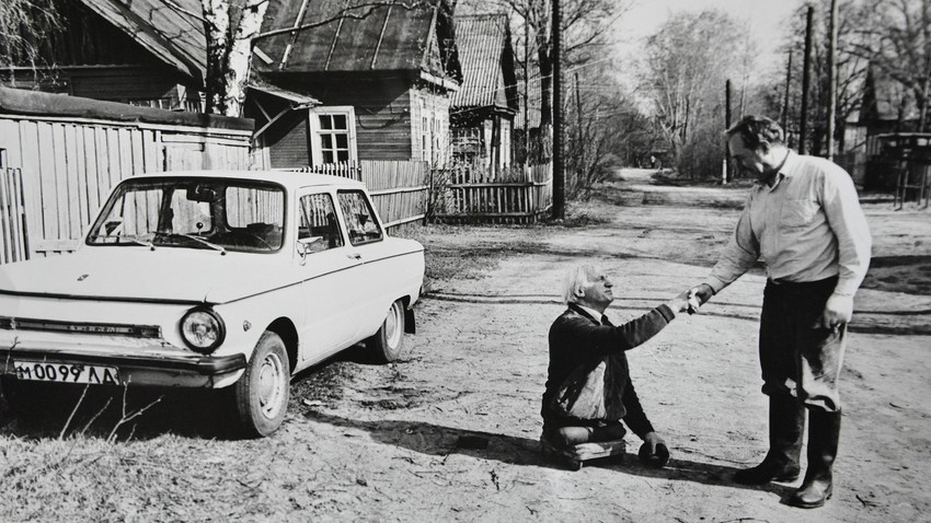 Anatolij Golembievskij, veterano disabile della Seconda guerra mondiale