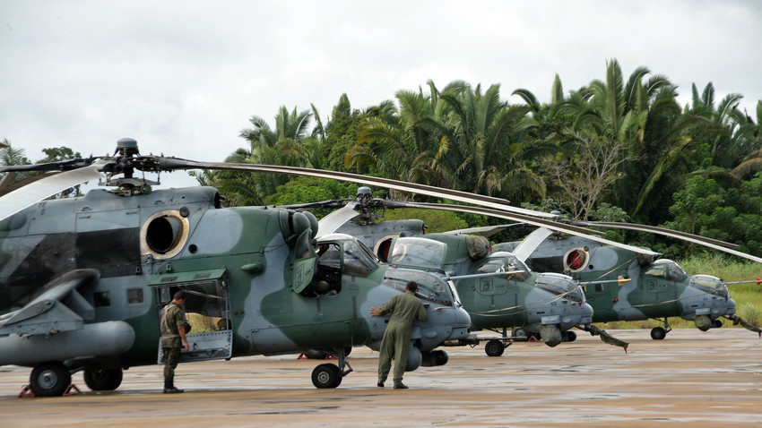Enfriarse antecedentes Buscar Los helicópteros rusos, el principal arma de Moscú en América Latina -  Russia Beyond ES