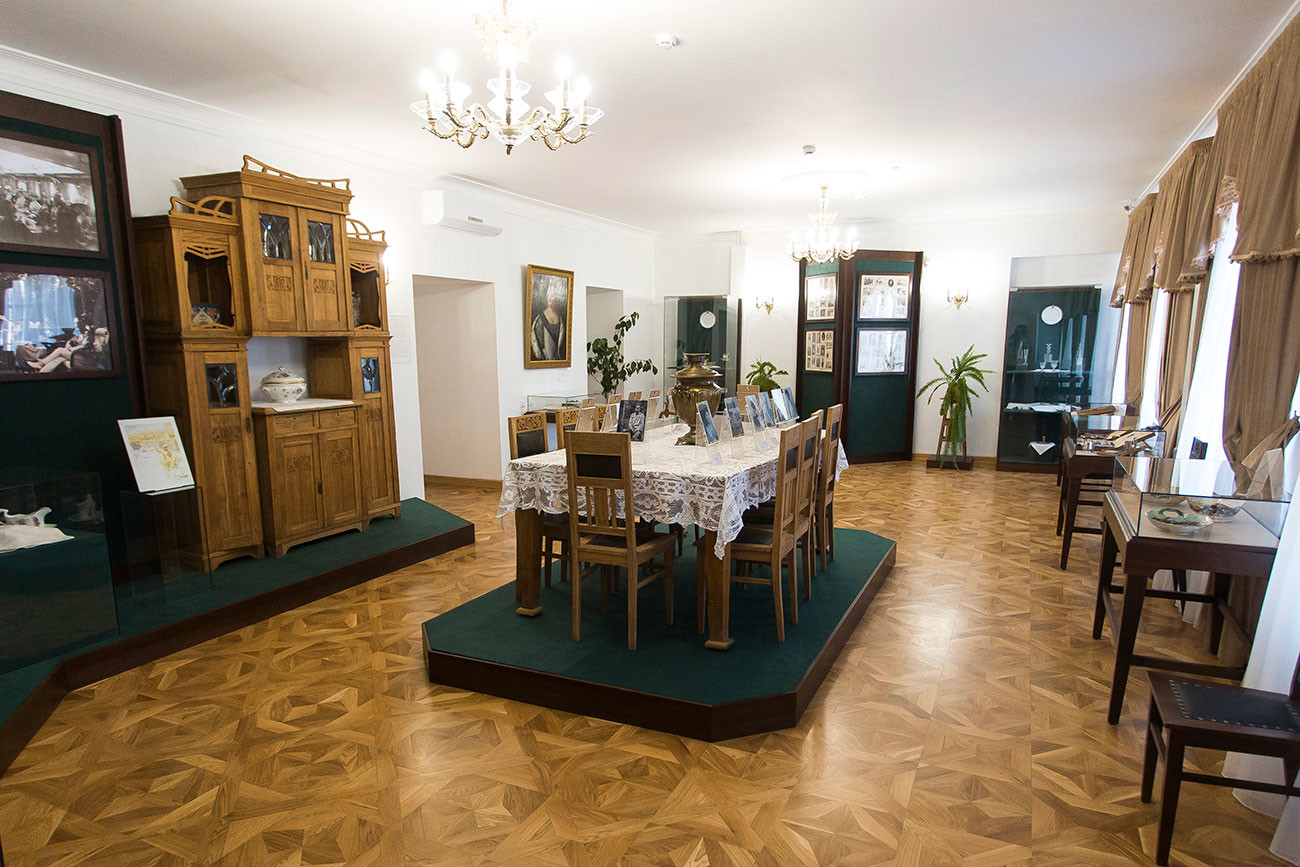 Inside the museum of Nicholas II's family.
