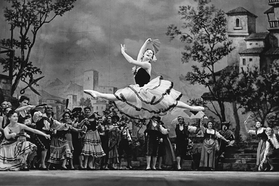 Maïa Plissetskaïa dans le ballet du Bolchoï «Don Quichotte», 1964
