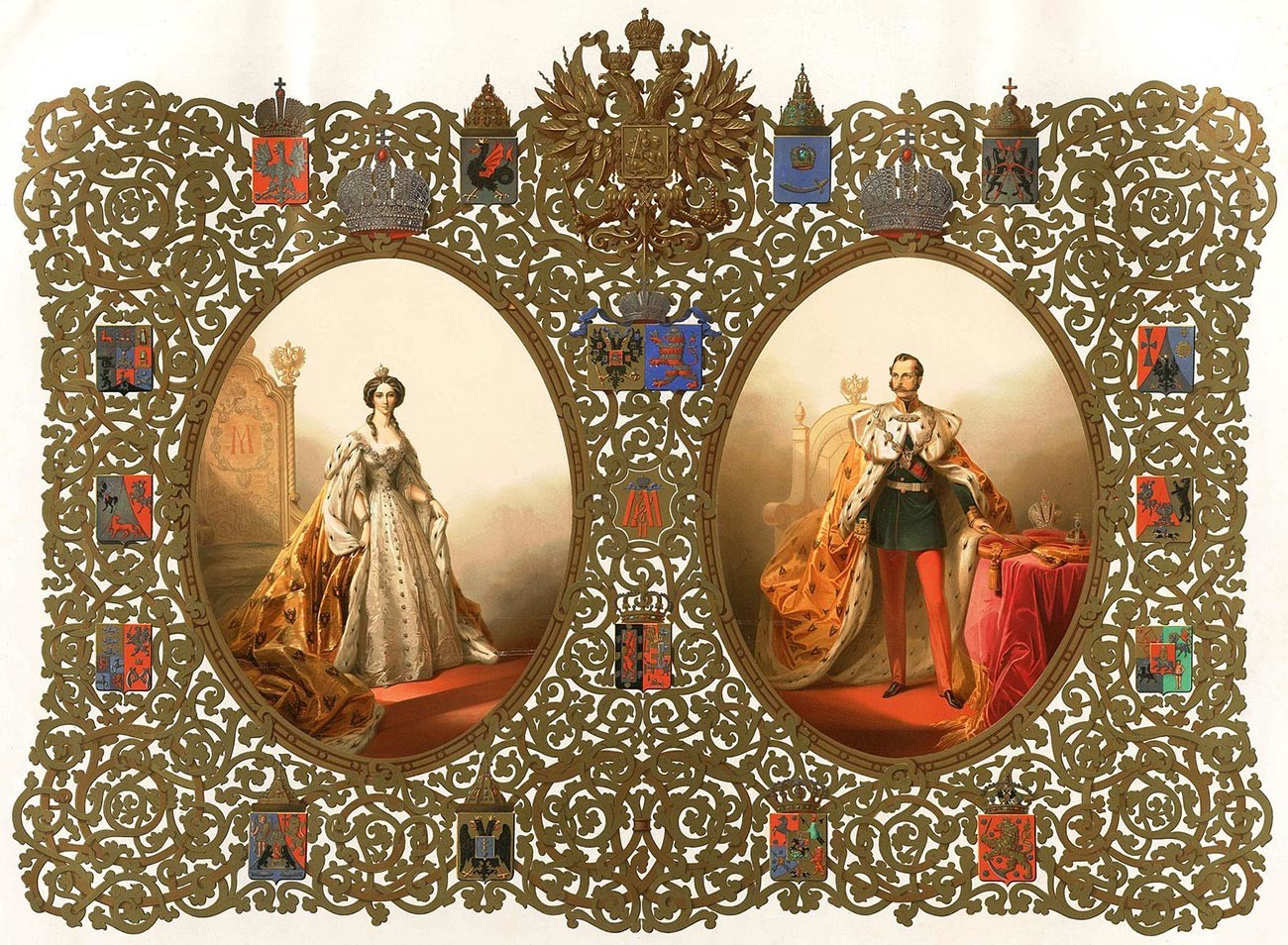 Portrait of Their Imperial Majesties