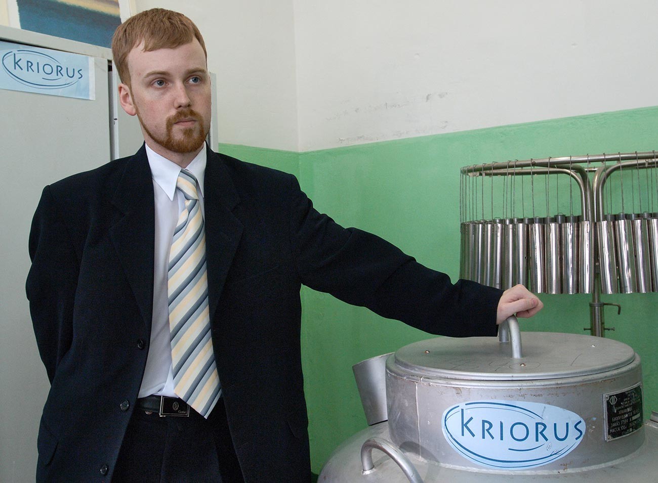Danila Medvedev, generalni direktor podjetja KrioRus, prvega podjetja za krionizacijo v Rusiji.
