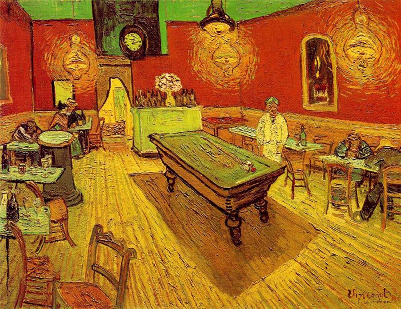 Vincent Van Gogh. Noćni café 