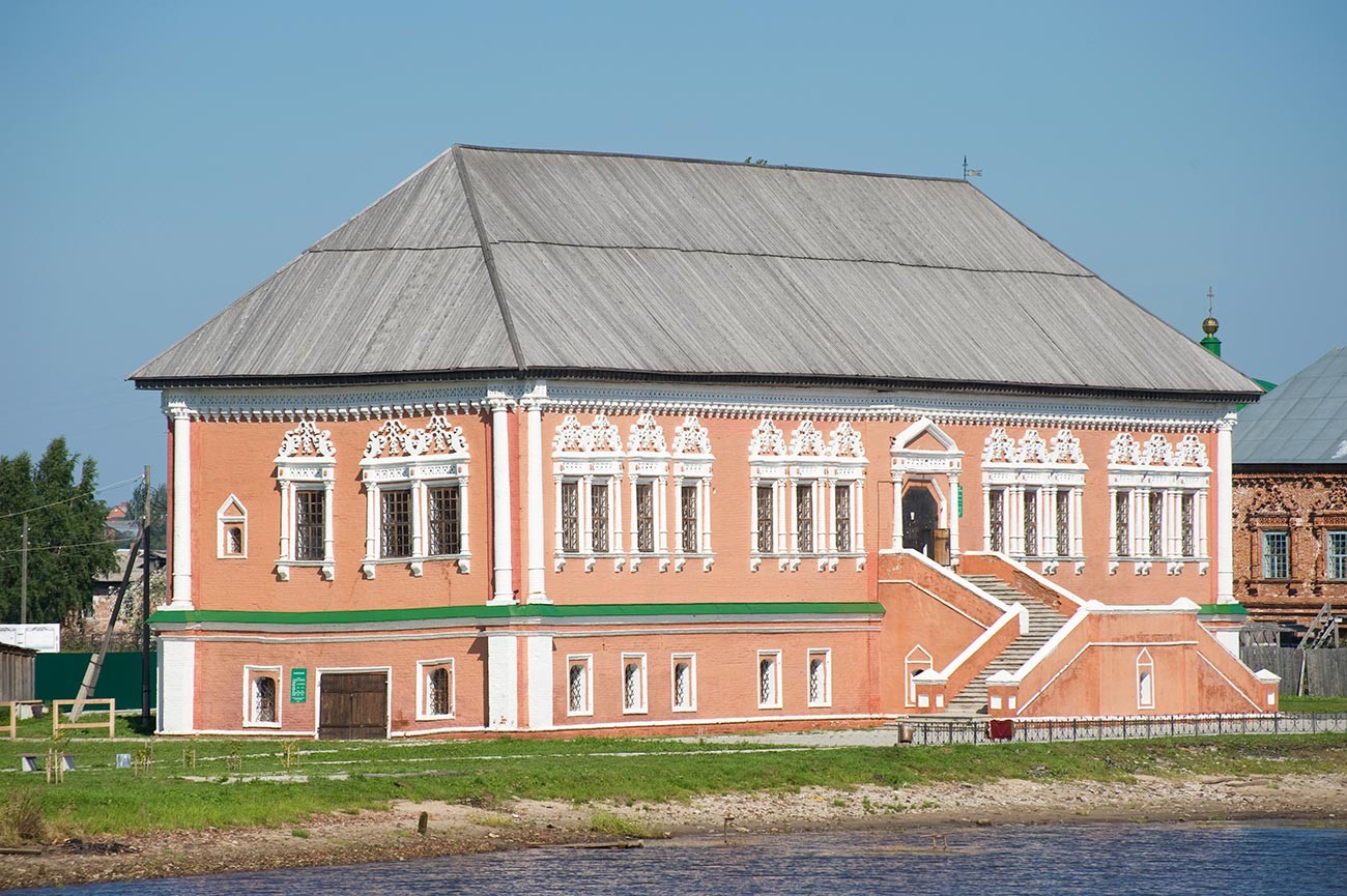 Stroganov Chambers. View from Kama River. August 8, 2012