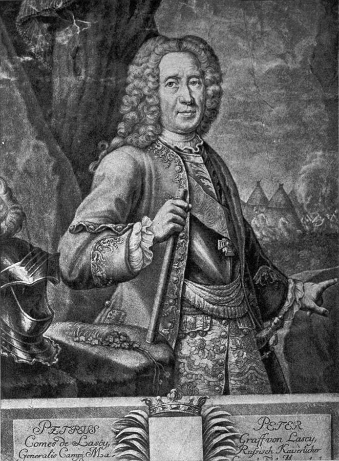 Peter von Lacy, 18. stoletje