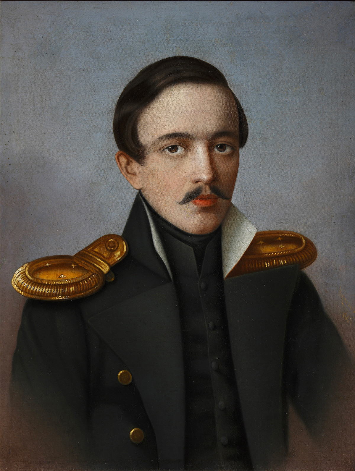 Portrait de Mikhaïl Lermontov par Gouri Krylov