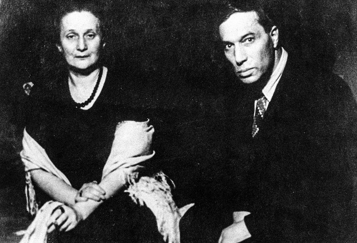 Anna Akhmatova and Boris Pasternak