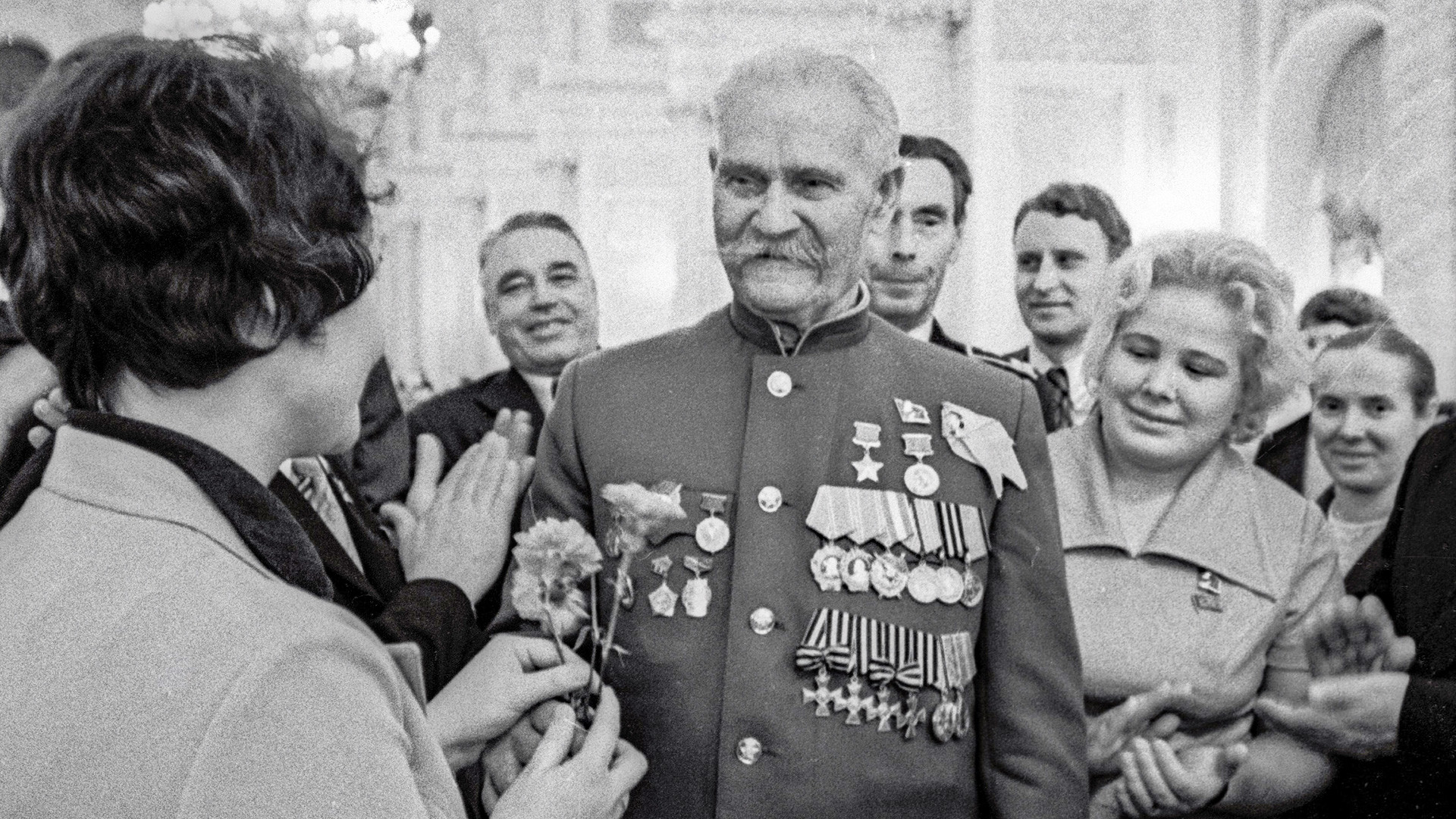 Konstantin Nedorubov, Hero of the Soviet Union, in 1977.