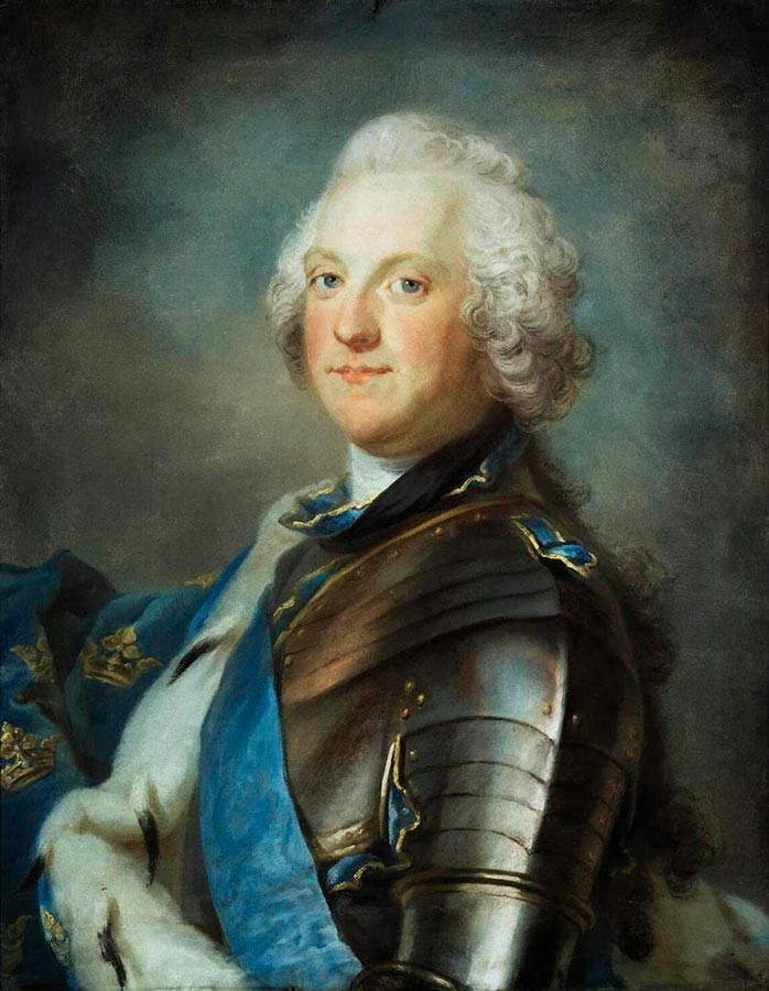 Adolf Friedrich, König von Schweden, Gustaf Lundberg, 18. Jahrhundert.