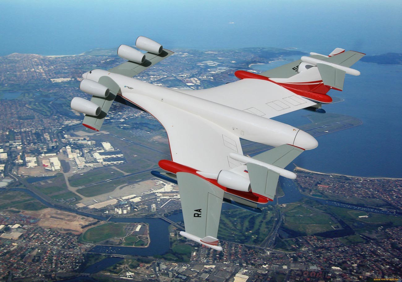 Crtež projekta Be-2500 