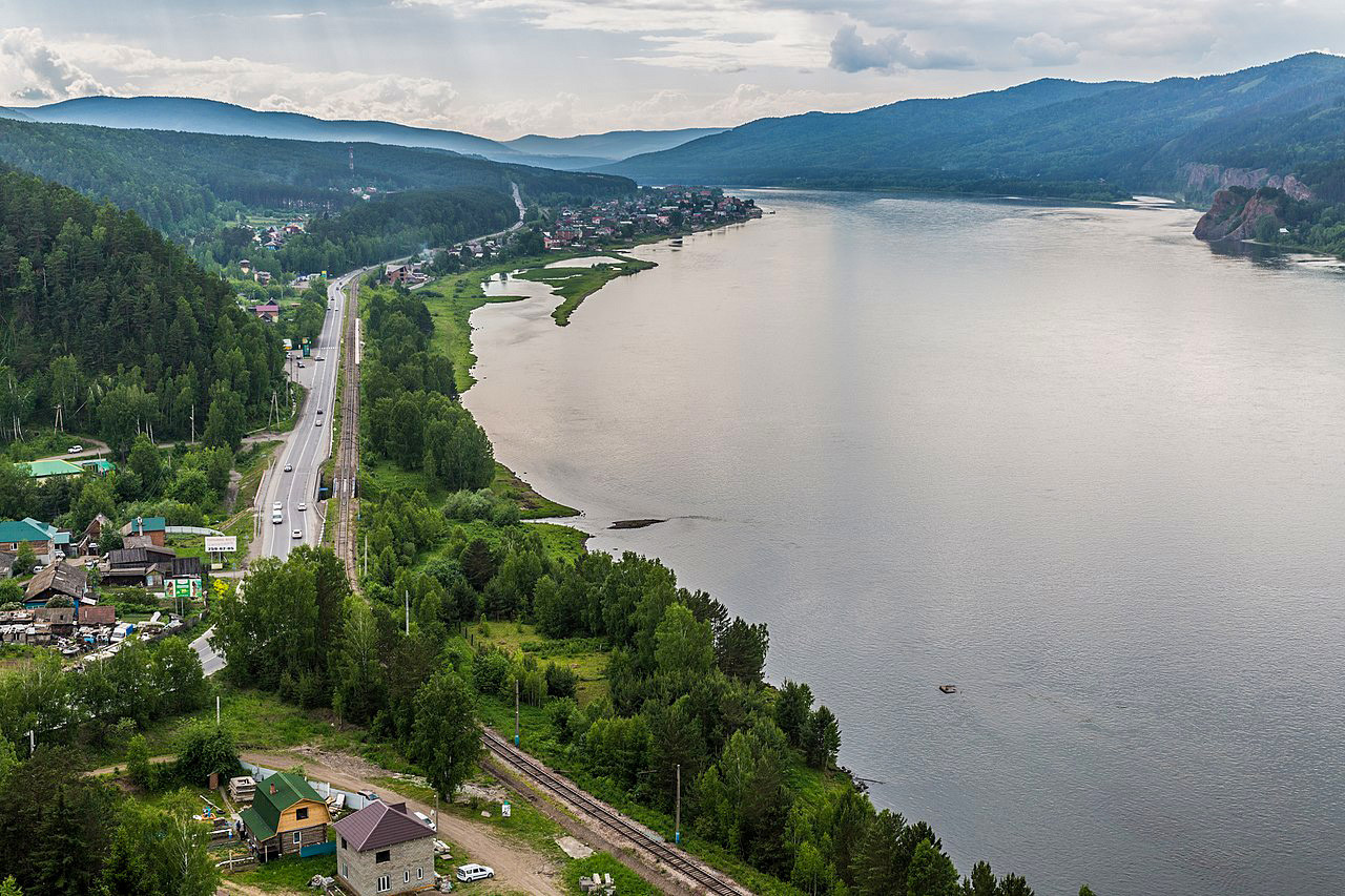 El río Yenisei
