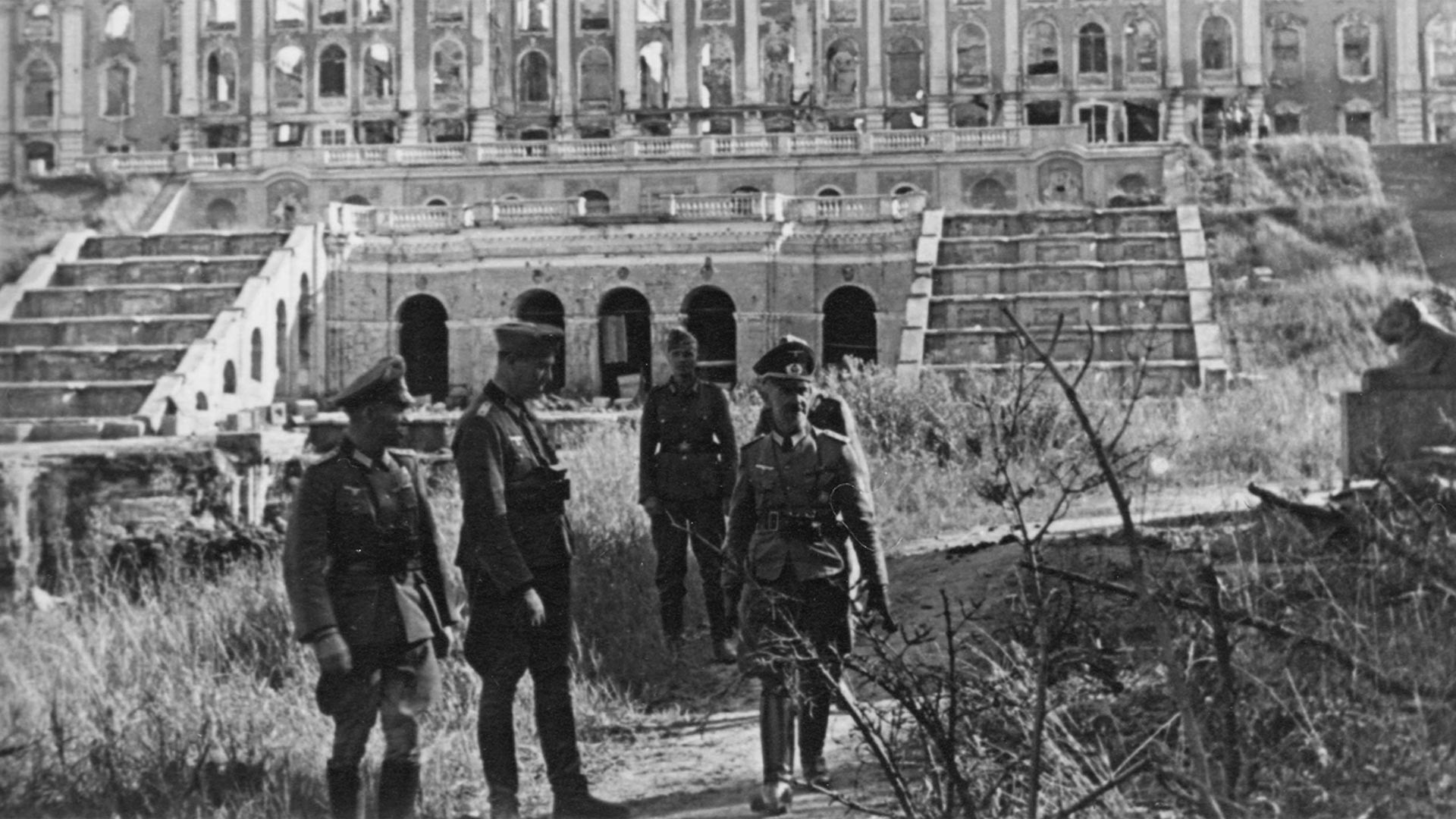Nazis en Peterhof
