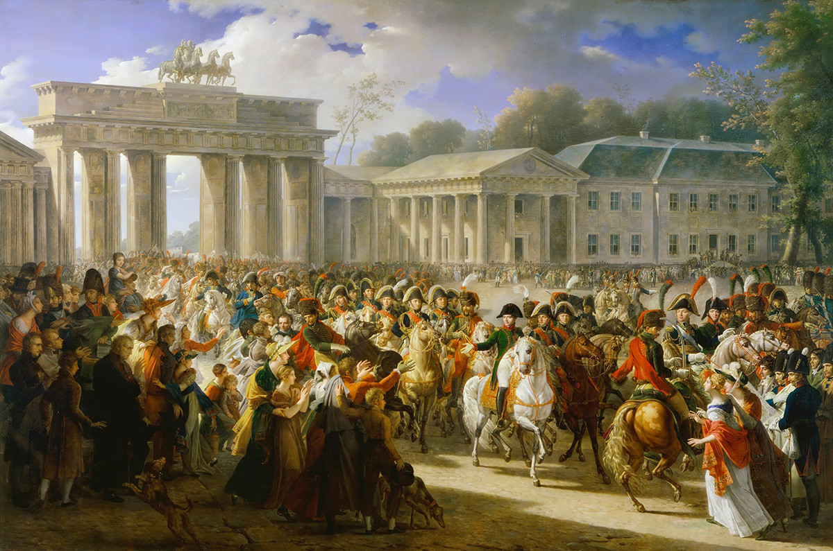 Charles Meynier. Entrada de Napoleón I en Berlín, 27 de octubre de 1806
