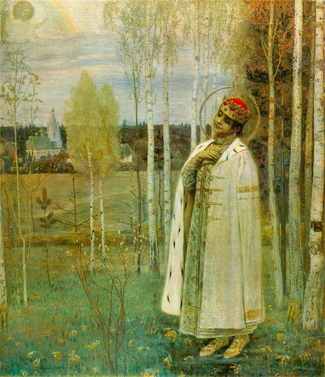 Принцот Дмитриј, уметник Михаил Нестеров, 1899 година
