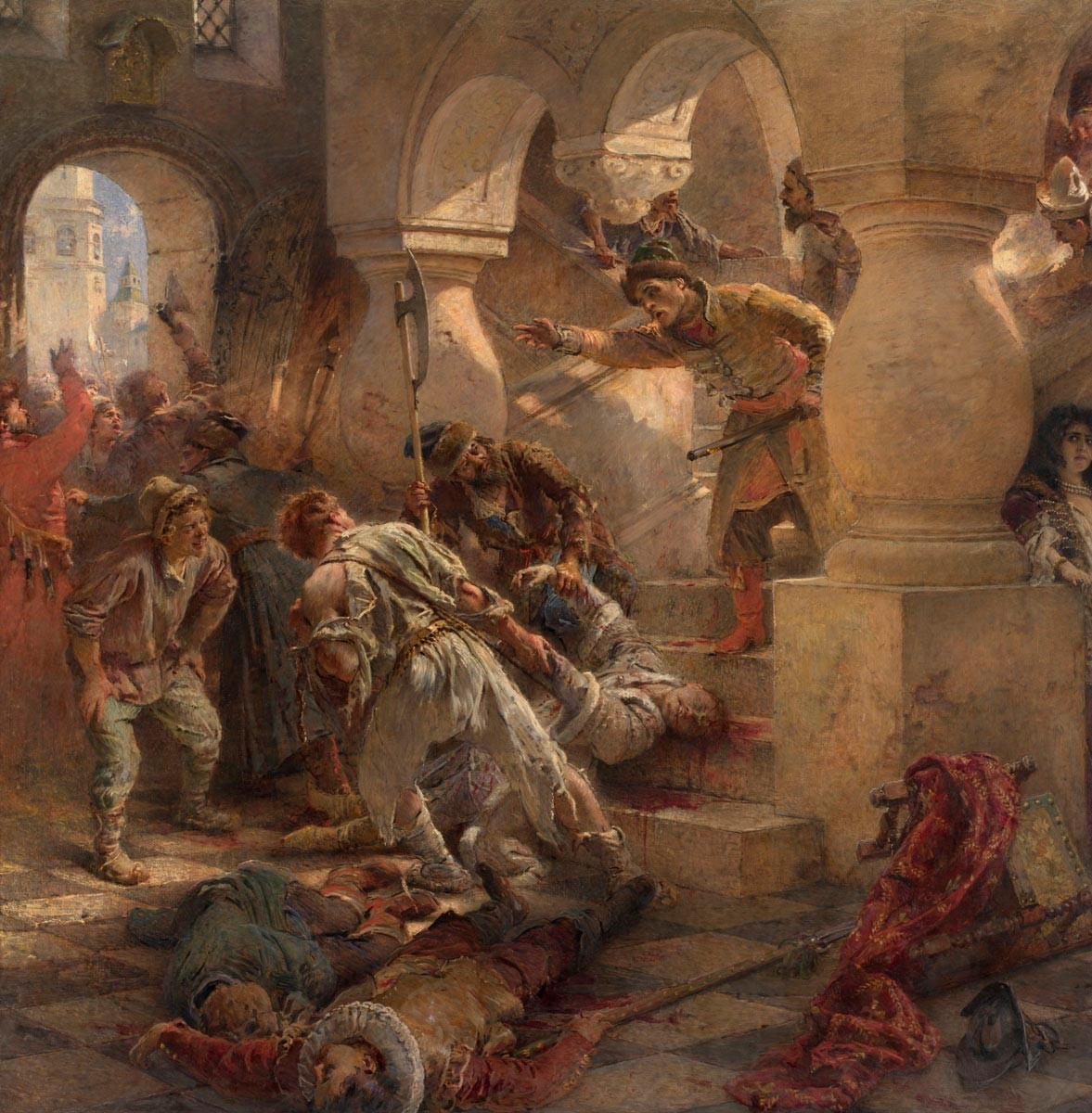 „Убиството на лажниот Дмитриј“, Константин Маковски
