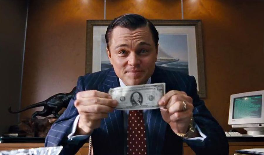 Cuplikan adegan film “The Wolf of Wall Street”
