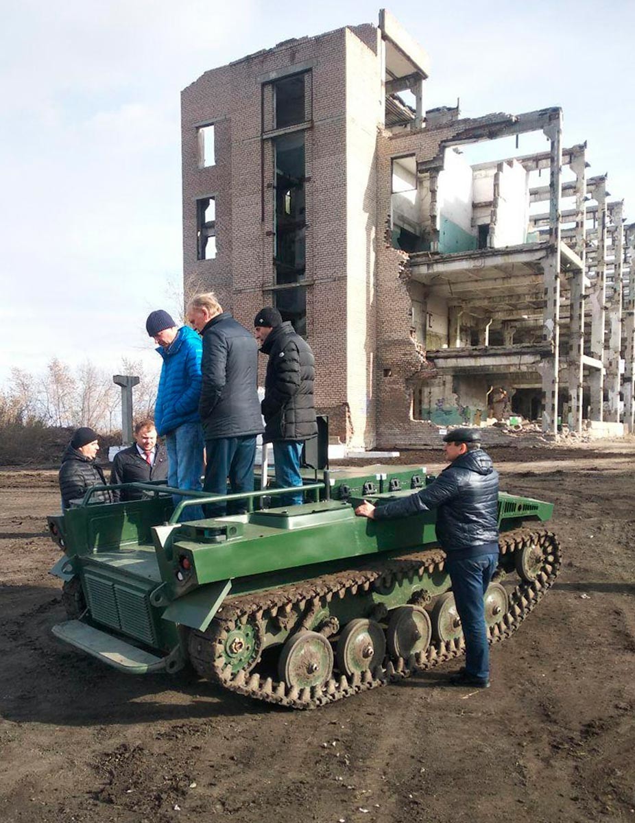 Борбена роботизирана платформа „Маркер“, Магнитогорск, 17.10.2019.

