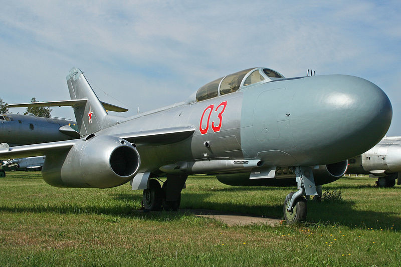 Yak-25 exposto no museu de aviação de Monino