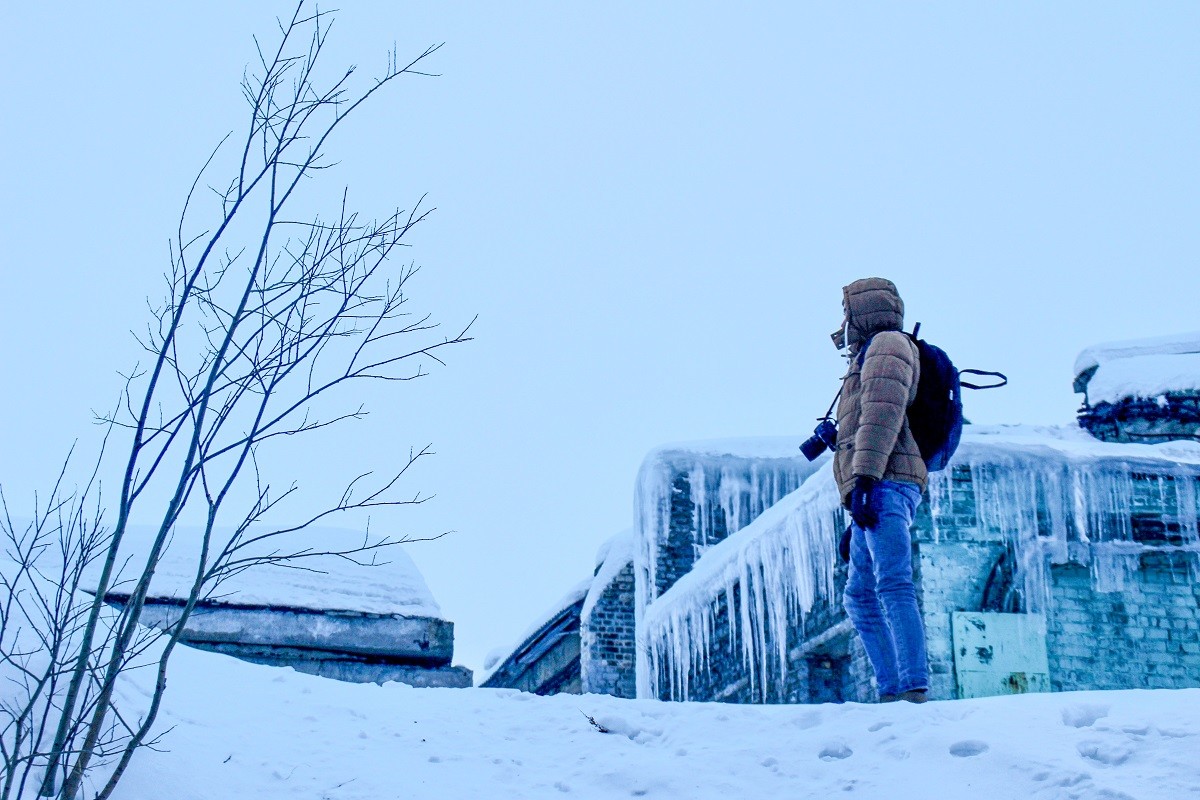 In the town of Kirovsk, Murmansk Region, 2018.