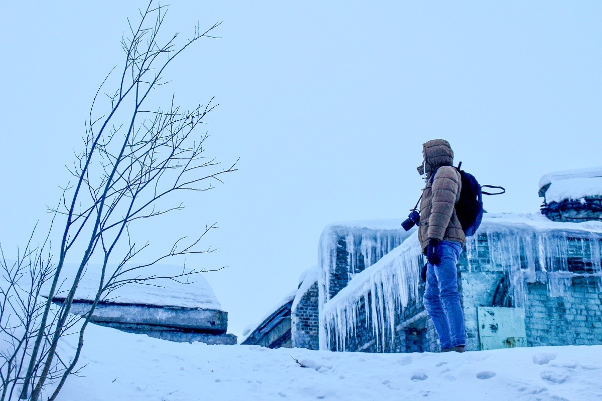 Di kota Kirovsk, Murmansk Oblast, 2018.