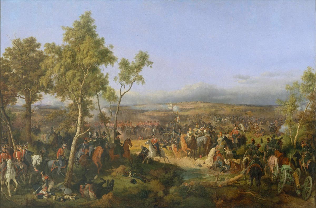 Die Schlacht von Tarutino. Gemälde von Peter von Heß. 