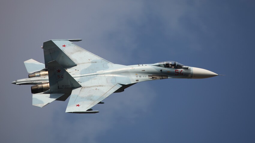 Los Su-27 han participado en los ejercicios militares sobre el mar Báltico.
