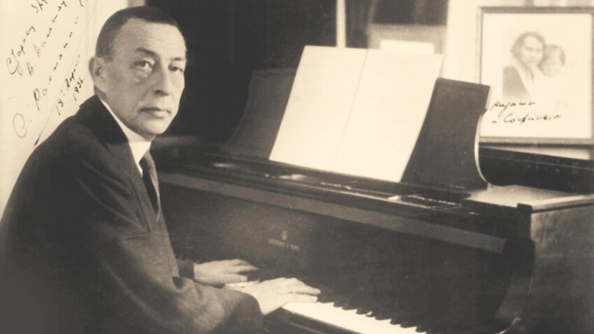 Rachmaninoff na "Villa Senar", 1936.