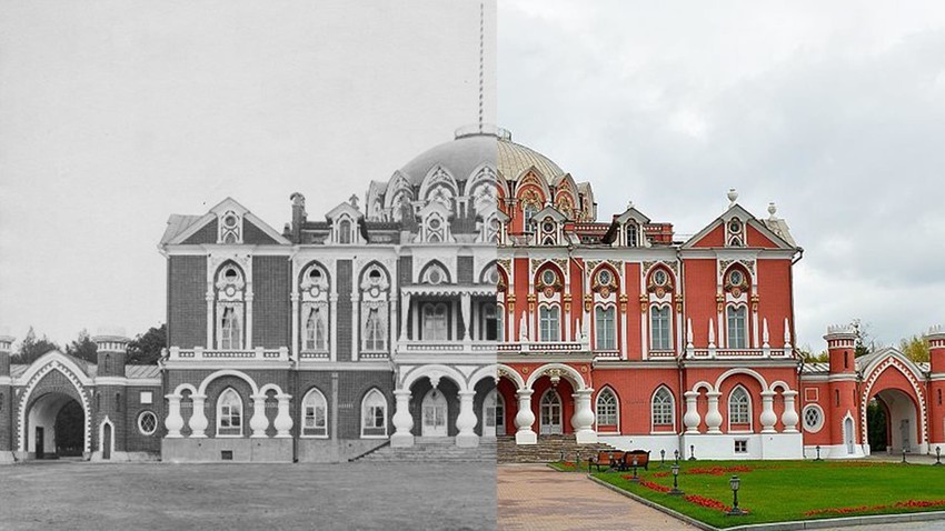 Popotniška palača Petrovski v Moskvi.
