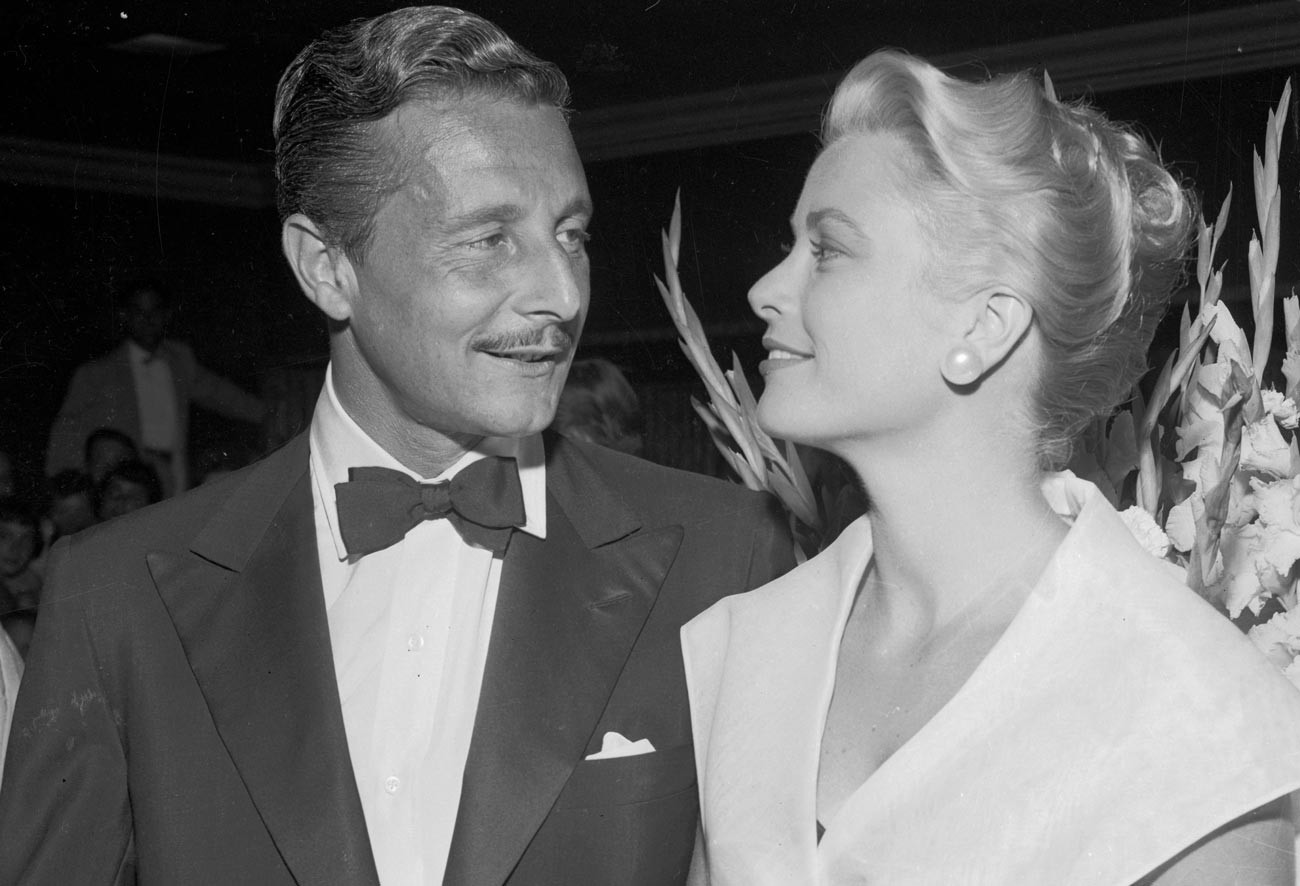 Oleg Cassini and Grace Kelly.