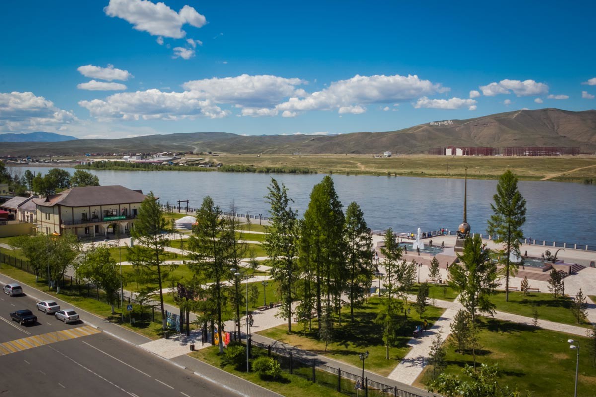 Pemandangan Kyzyl.