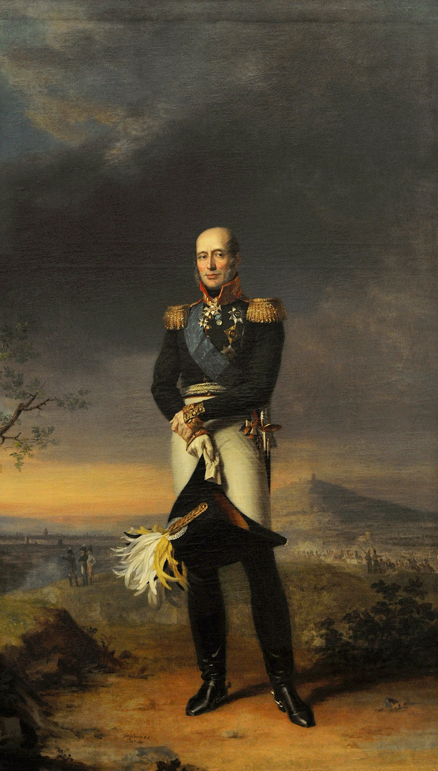 Mikhail B. Barclay de Tolly (1761-1818). Marsekal Lapangan Rusia dan Menteri Perang. Potret oleh George Dawe (1781-1829), 1829. Museum Hermitage, Sankt Peterburg, Rusia.

